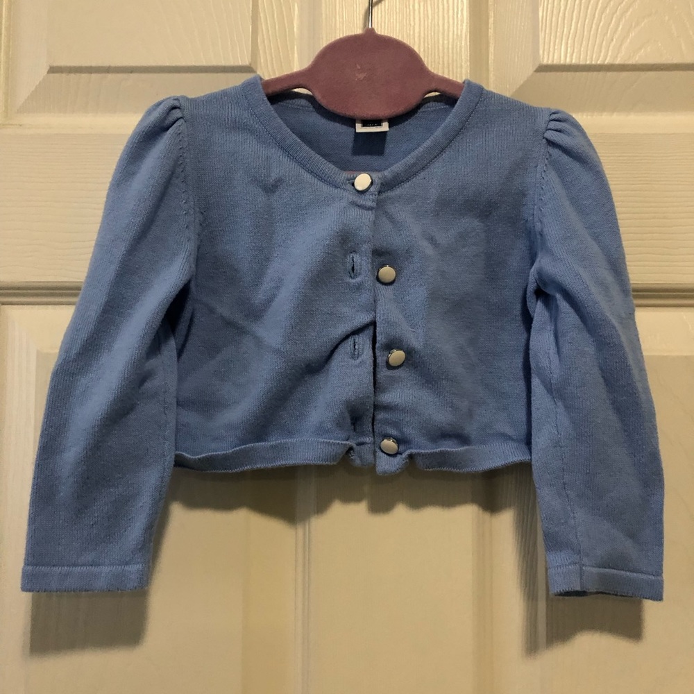 Janie and Jack blue girls’ sweater